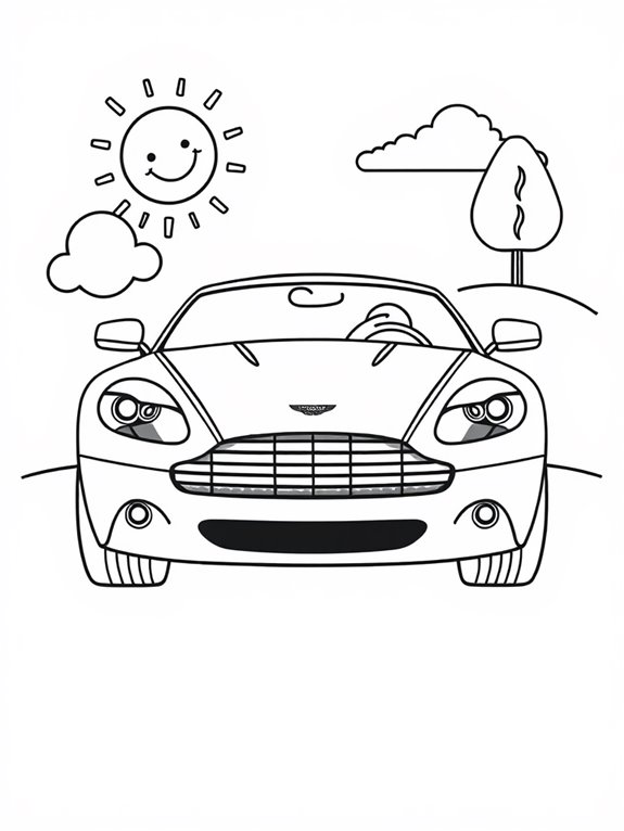 adorable aston martin art