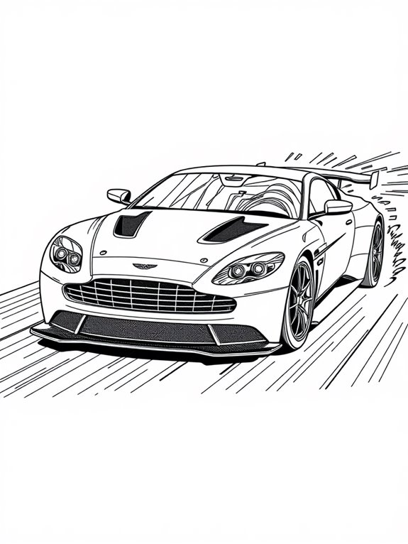 aston martin racing vehicle