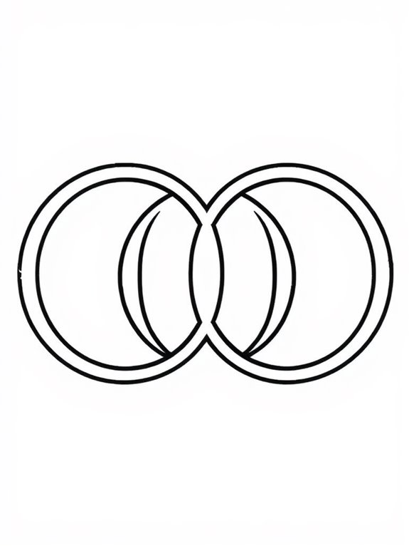 audi logo coloring page