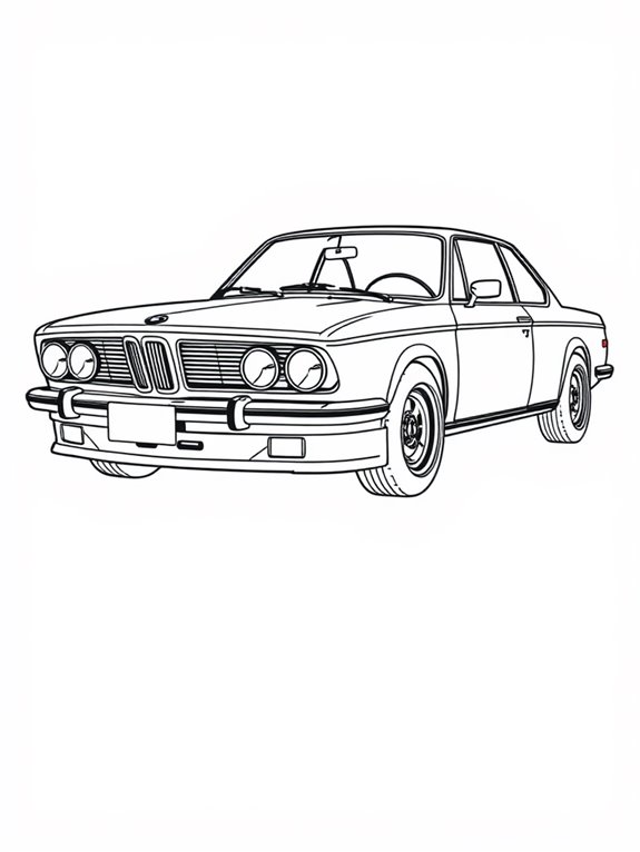 bmw classic car art