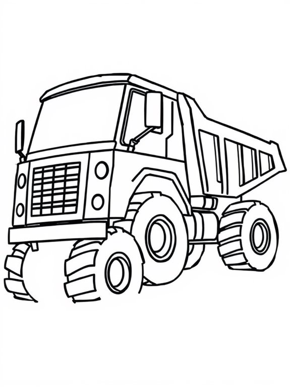 bold dump truck design