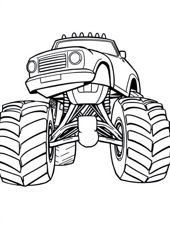 bold shapes monster truck