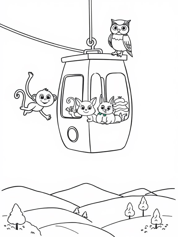 cable car animal fun