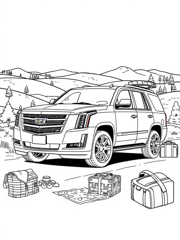 cadillac escalade road trip