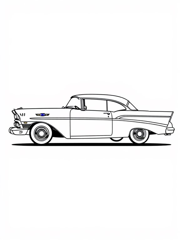 chevrolet bel air outline