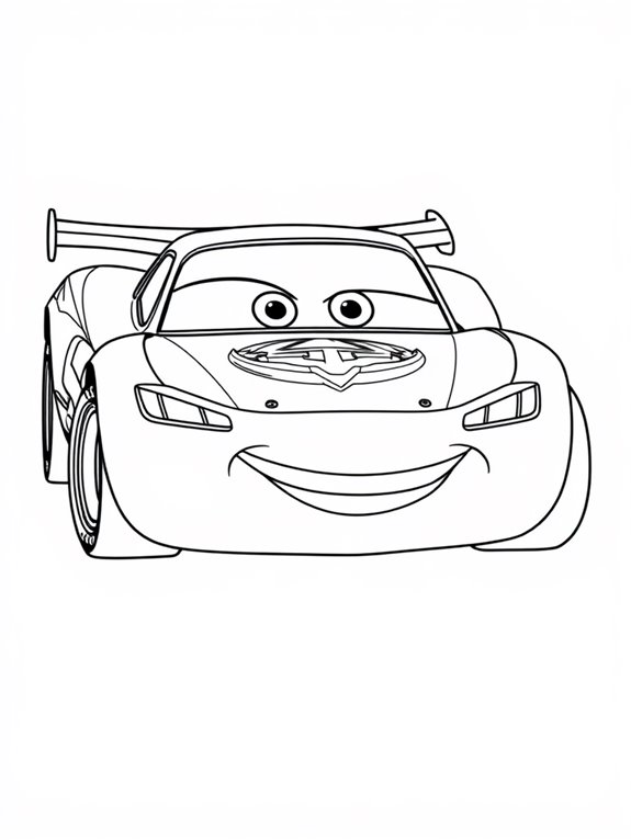 chick hicks coloring page