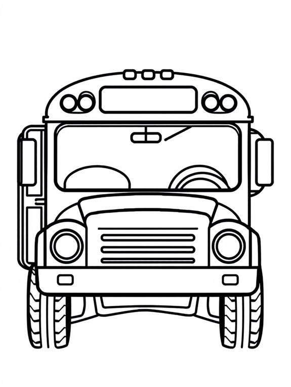 classic school bus design