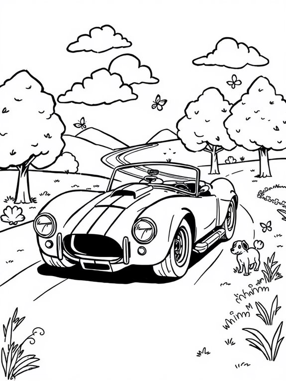 cobra car coloring fun