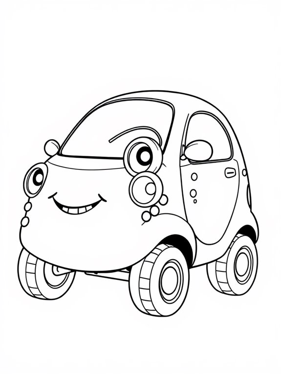 cute classic micro car