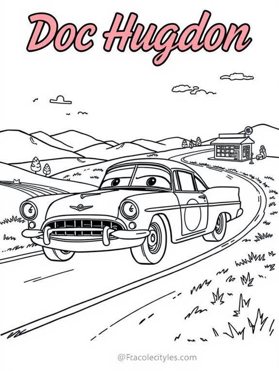 doc hudson coloring page