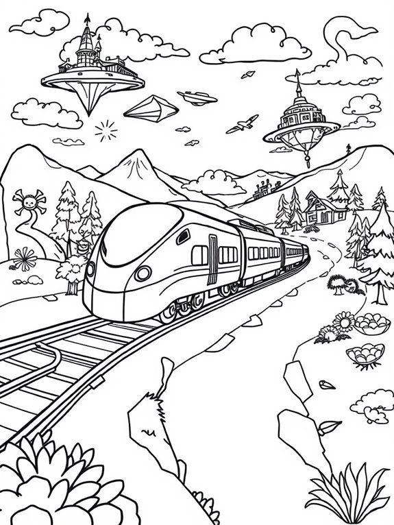 fantasy bullet train journey