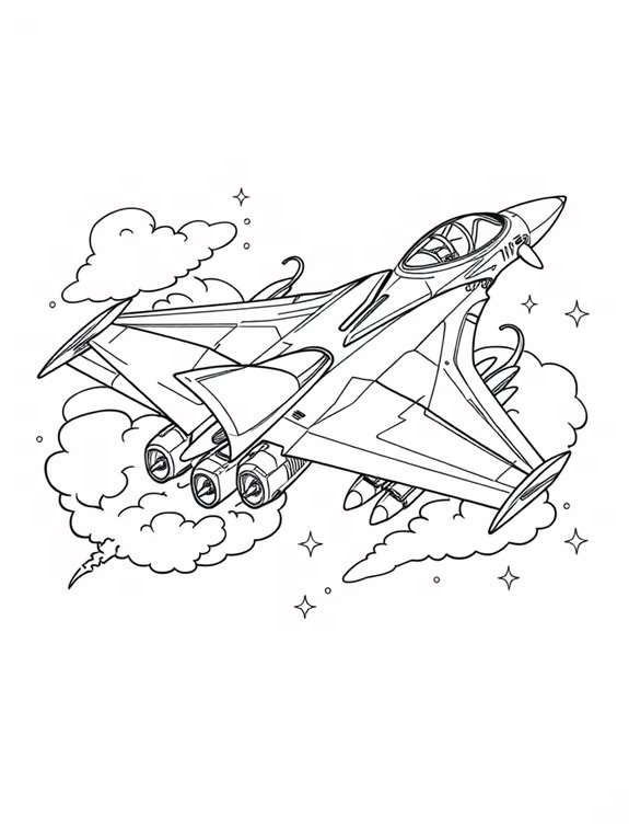 fantasy fighter jet design