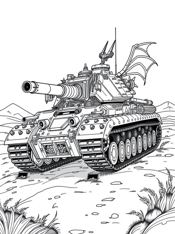 fantasy military tank design