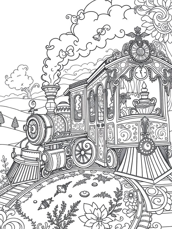 fantasy train with treats