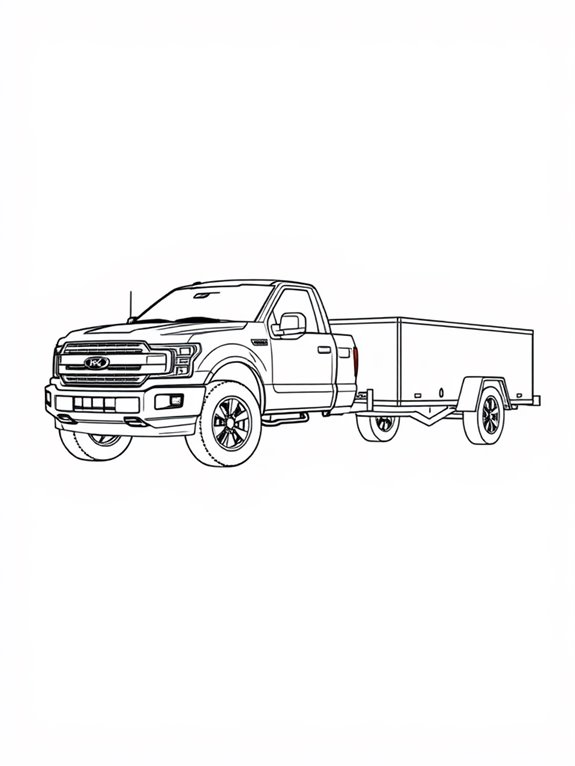 ford f 150 towing trailer