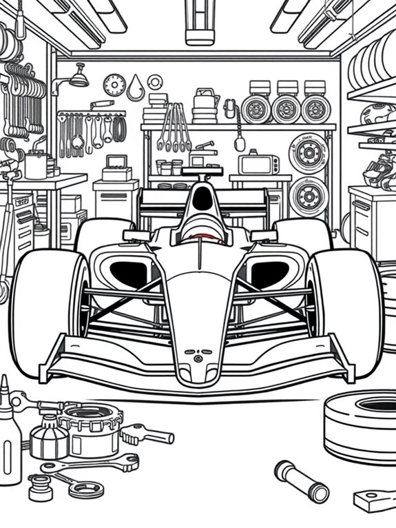 formula 1 car art