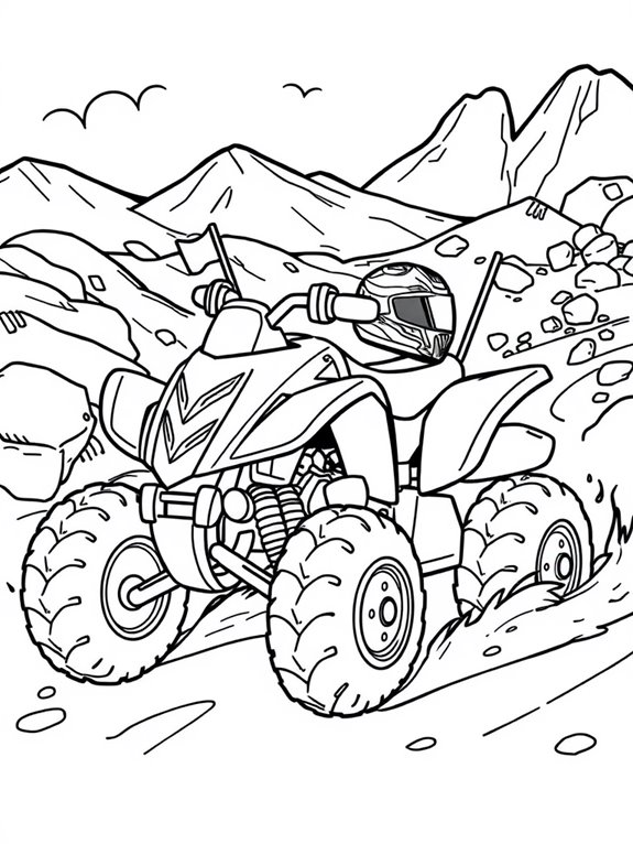 fun atv coloring activity