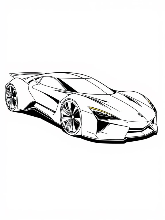 futuristic automobile design illustration