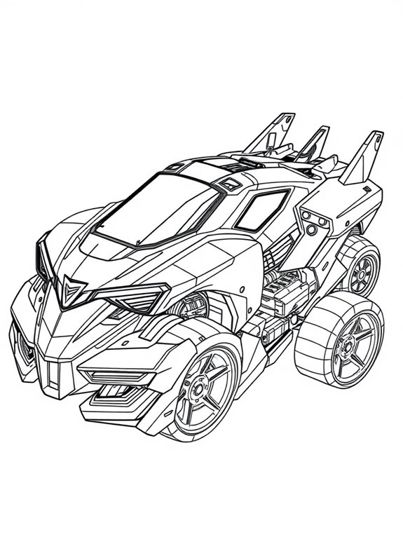 futuristic transformers vehicle design