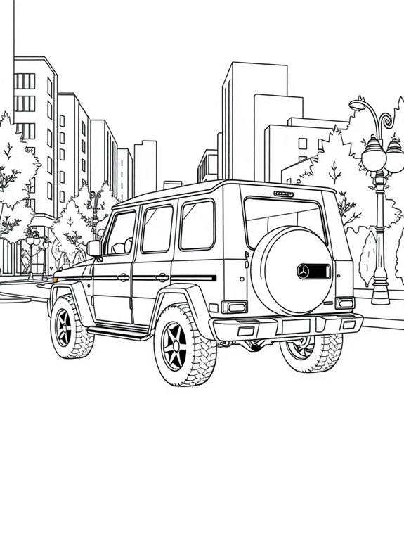 g wagon city drive art