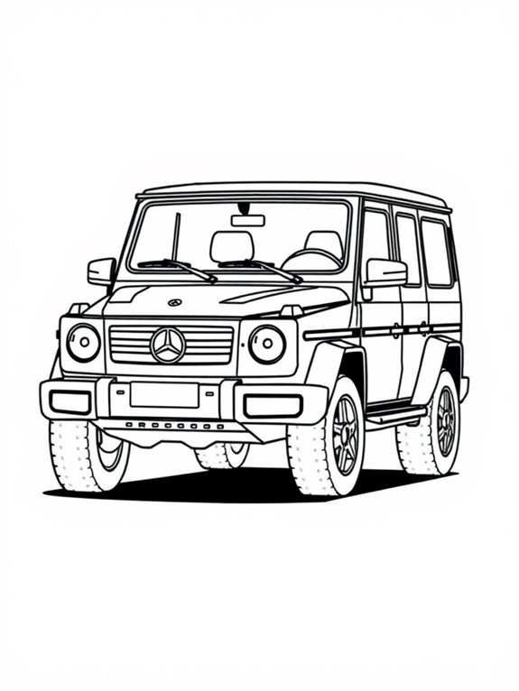 g wagon coloring page fun