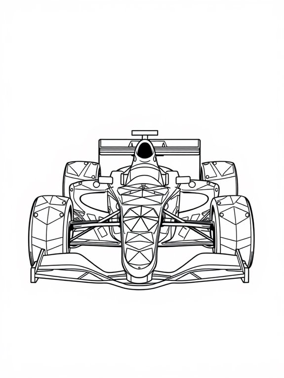 geometric formula 1 car