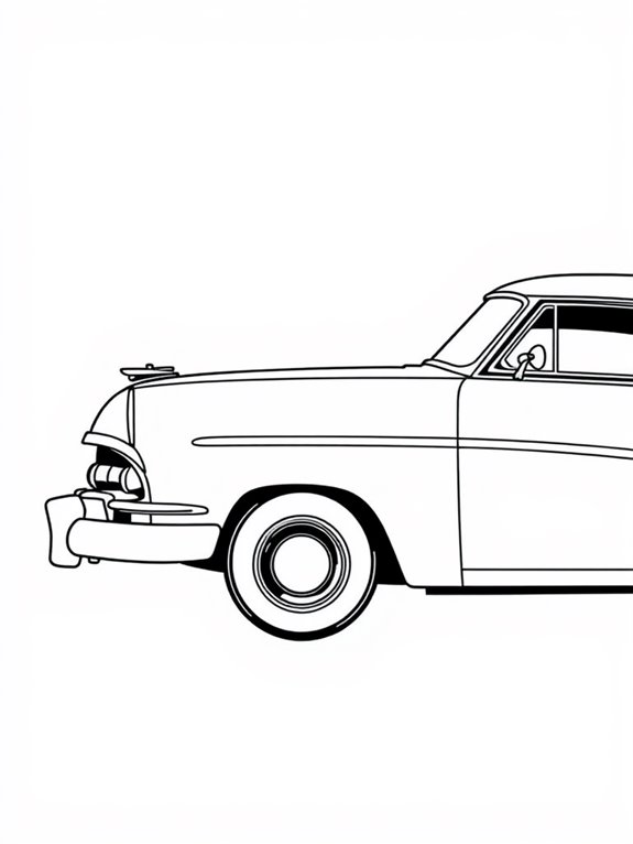 hudson hornet coloring page