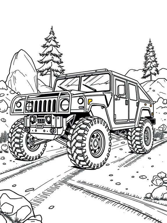 hummer h1 off road adventure