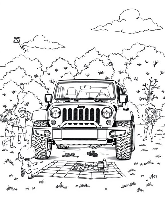 jeep wrangler in park