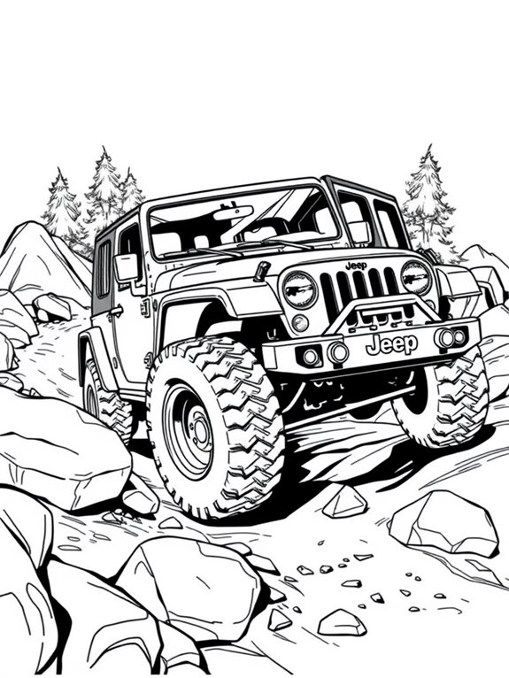 jeep wrangler off road fun