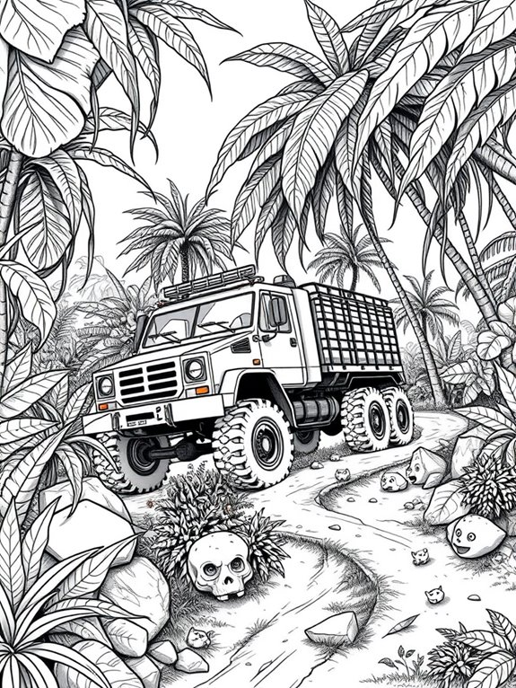 jungle themed armored truck adventure