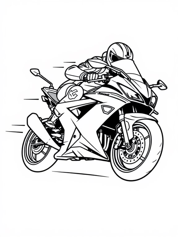 kawasaki ninja motorcycle art