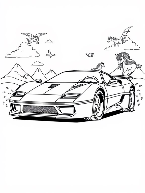 knight rider coloring adventure