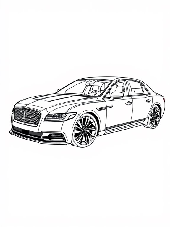 lincoln continental racing art