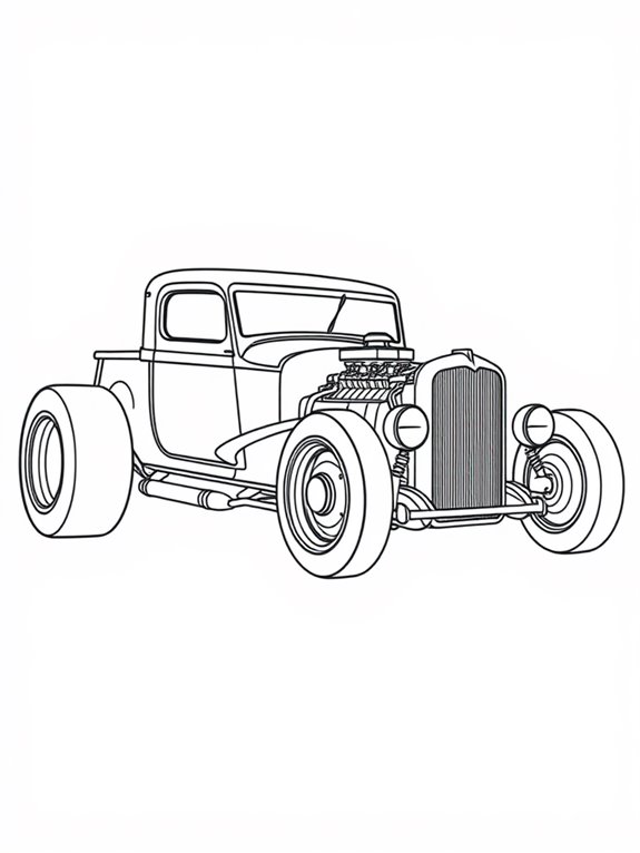 minimalist rat rod design