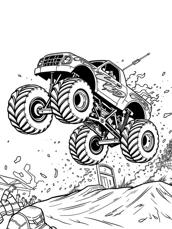 monster truck stunt adventure