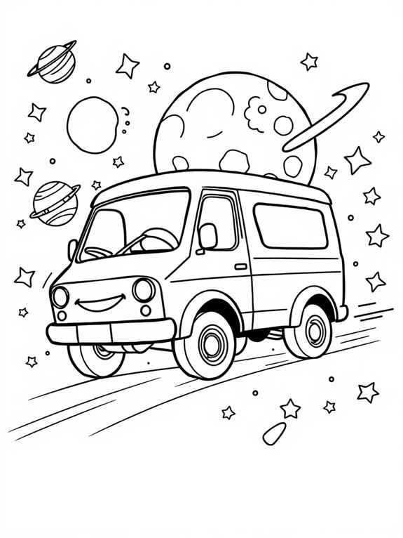 outer space delivery adventure