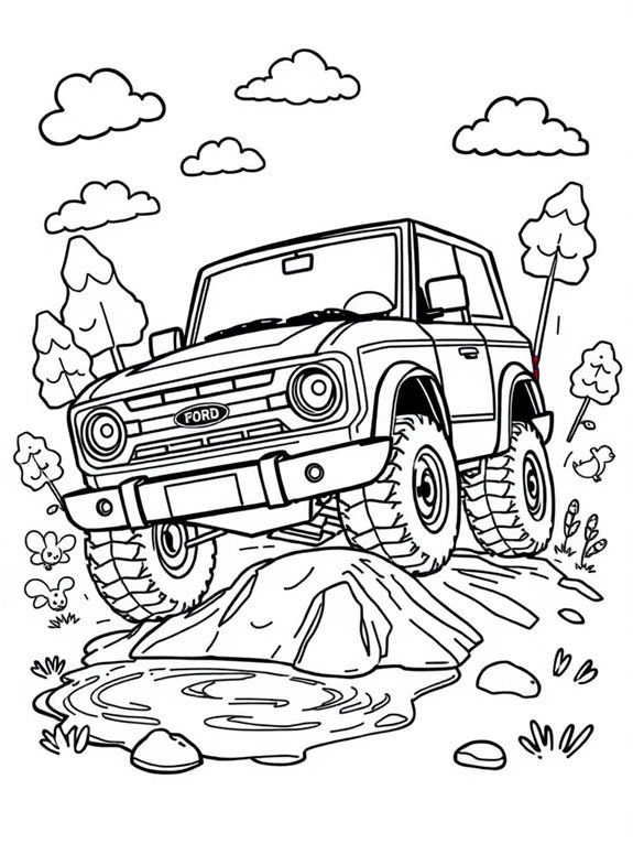 playful ford bronco design