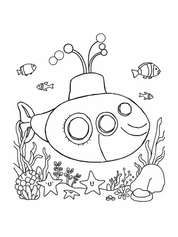 playful underwater coloring fun