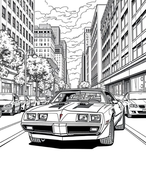 pontiac firebird city skyline