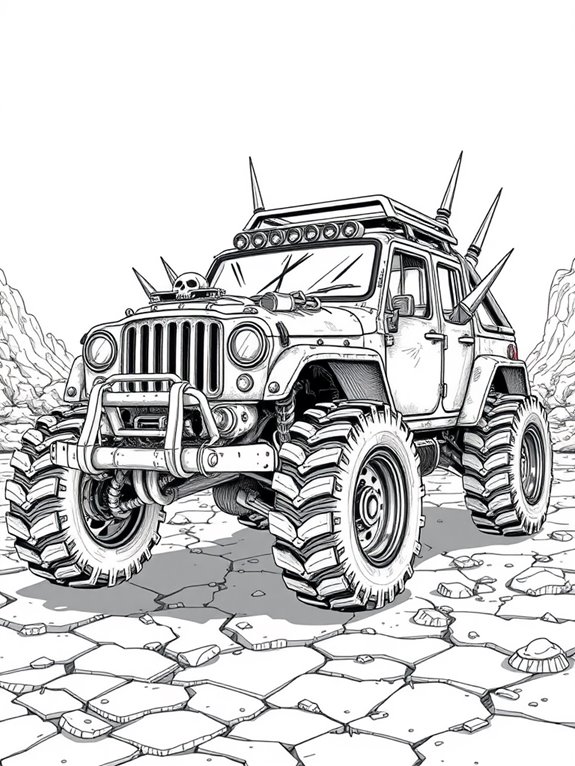 post apocalyptic vehicle art