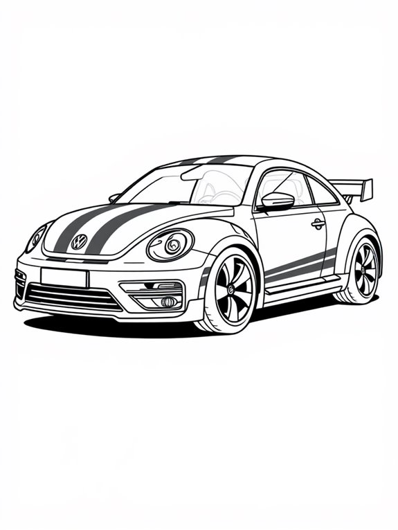 racing volkswagen beetle design