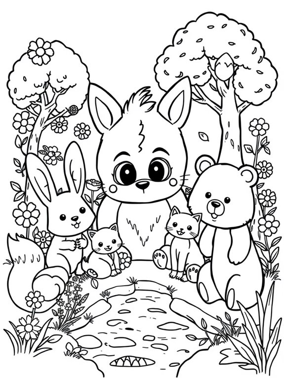 rimac animal friends coloring