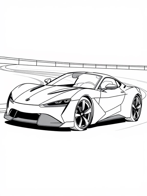 rimac coloring page design