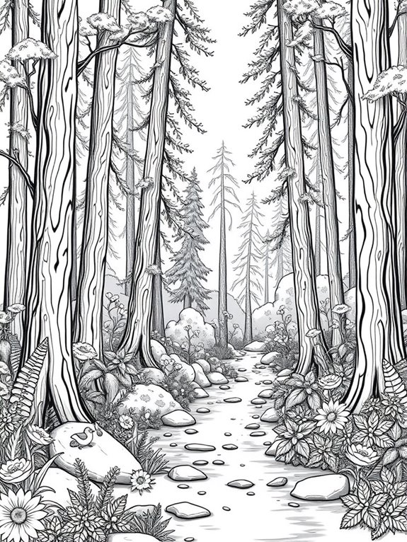 rimac forest coloring page