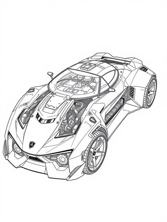 robotic hypercar mechanical design