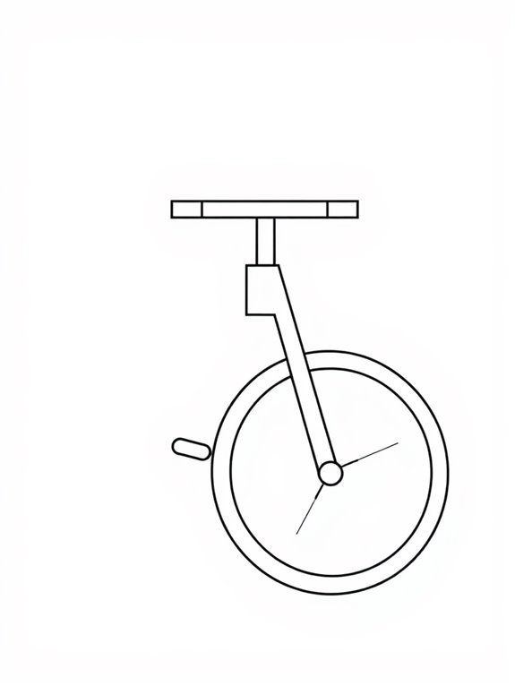 simple geometric unicycle design