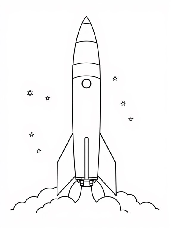 simple spacex rocket design