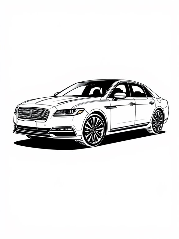 sleek lincoln continental design