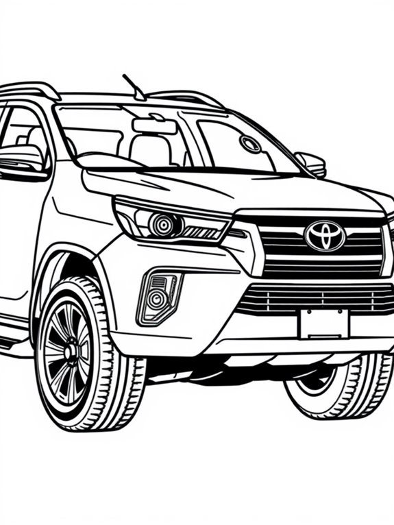 sleek modern toyota hilux